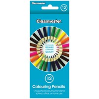 Classmaster Colouring Pencils, Assorted, Pack of 12