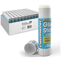 Classmaster 40g Gluestick, Pack of 100