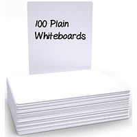 Economy Drywipe Boards 500 Micron Plain (Pack of 100) A4