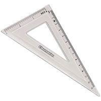 Classmaster 60 Degree Set Square Clear (Pack of 30)