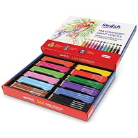 Swash Giant Triangular Colouring Pencil Classpack (Pack of 144)