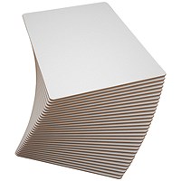 Show-me Rigid Whiteboard A4 Plain (30 Pack)