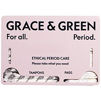 Grace and Green Compact Pad and Tampon Dispenser Clay