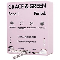 Grace and Green Standard Pad and Tampon Dispenser Clay