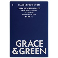 Grace and Green Bladder Support Pad Plus Pack of 8