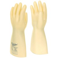 Polyco Electrician Class 0 Gauntlet, White, Large