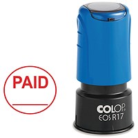 COLOP EOS R17 PAID Pre-Inked Circular Stamp