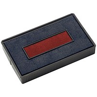 Colop E/200/2 Replacement Ink Pad Blue/Red (Pack of 2)