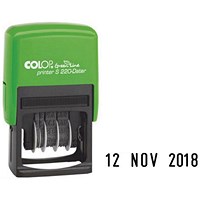 Colop S220 Green Line Date Stamp