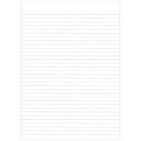 Graffico Recycled Memo Pad, A4, Ruled, 160 Pages, White, Pack of 10