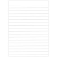 Graffico Recycled Memo Pad, A4, Ruled, 160 Pages, White, Pack of 10