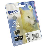 Epson T0967 Light Black Inkjet Cartridge C13T09674010 / T0967