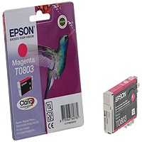 Epson T0803 Magenta Claria Inkjet Cartridge