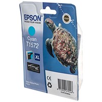 Epson T1572 XL Cyan High Yield Inkjet Cartridge