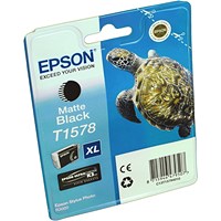 Epson T1578 Matte Black Inkjet Cartridge C13T15784010, T1578