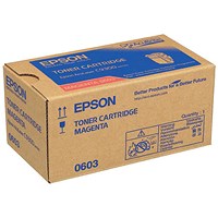 Epson S050603 Magenta Toner Cartridge (Capacity: 7500 pages) C13S050603