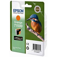 Epson T1599 Orange UltraChrome Inkjet Cartridge