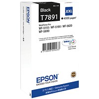 Epson T7891 DURABrite Ultra Ink Cartridge Extra High Yield Black C13T789140