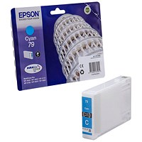 Epson 79 Tower of Pisa DURABrite Ultra Ink Cartridge Cyan C13T79124010