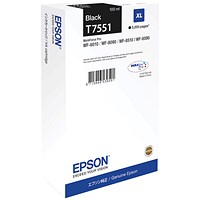 Epson T7551 Black High Yield Inkjet Cartridge
