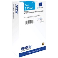 Epson T7552 Ink Cartridge DURABrite Pro XL Cyan C13T755240