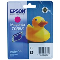 Epson T0553 Magenta Inkjet Cartridge C13T05534010 / T0553