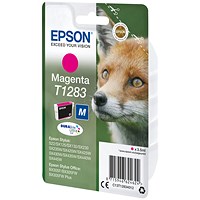 Epson T1283 Magenta Inkjet Cartridge (260 page capacity) C13T12834012