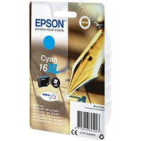 Epson 16XL Cyan High Yield Inkjet Cartridge