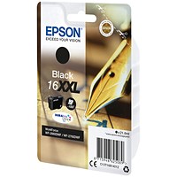 Epson 16XXL Pen and Crossword DURABrite Ultra Ink Cartridge Extra High Yield Black C13T16814012