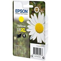 Epson 18XL Home Ink Cartridge Clarias High Yield Daisy Yellow C13T18144012