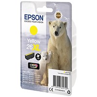Epson 26XL Yellow Inkjet Cartridge C13T26344012