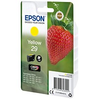 Epson 29 Strawberry Claria Home Ink Cartridge Yellow C13T29844012