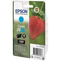 Epson 29XL Cyan High Yield Inkjet Cartridge