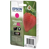 Epson 29XL Strawberry Claria Home Ink Cartridge High Yield Magenta C13T29934012