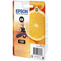 Epson 33XL Oranges Ink Cartridge High Yield Photo Black C13T33614012