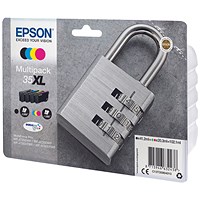 Epson 35XL Ink Cartridge DURABrite Ultra High Yield Multipack Padlock CMYK C13T35964010
