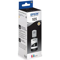 Epson 105 Ink Bottle EcoTank Pigment Black C13T00Q140