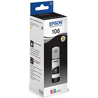 Epson 106 Ink Bottle EcoTank Photo Black C13T00R140