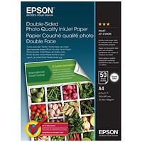 Epson Double-sided Photo Quality Inkjet Paper A4 50 Sheets C13S400059