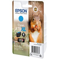 Epson 378XL Squirrel Ink Cartridge High Yield Cyan C13T37924010