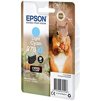 Epson 378XL Squirrel Ink Cartridge High Yield Light Cyan C13T37954010