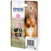 Epson 378XL Squirrel Ink Cartridge High Yield Light Magenta C13T37964010