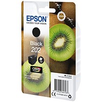 Epson 202 Kiwi Claria Premium Ink Cartridge Black C13T02E14010