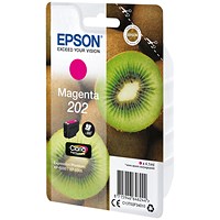 Epson 202 Kiwi Claria Premium Ink Cartridge Magenta C13T02F34010