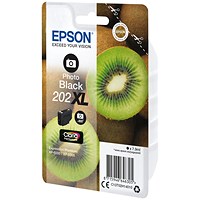 Epson 202XL Kiwi Claria Premium Ink Cartridge High Yield Photo Black C13T02H14010