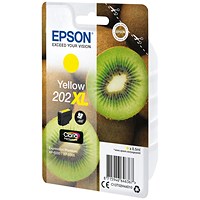 Epson 202XL Kiwi Claria Premium Ink Cartridge High Yield Yellow C13T02H44010