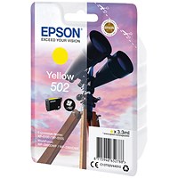 Epson 502 Ink Cartridge Binoculars Yellow C13T02V44010