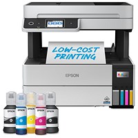 Epson EcoTank ET-M3180 A4 4-in-1 Wireless Mono Inkjet Printer, White