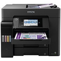 Epson EcoTank ET-5850 A4 Wireless Multifunction Colour Inkjet Printer, Black