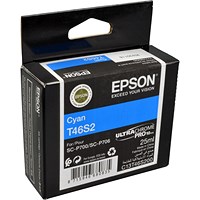 Epson T46S2 Ink Cartridge UltraChrome Pro 10 Cyan 25ml C13T46S200